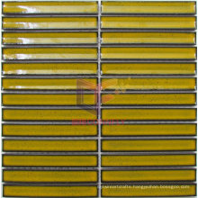 Yellow Strip Ceramic Mosaic for Dining Room (CST267)